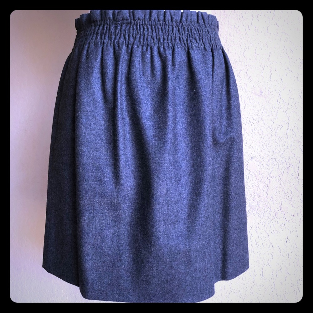 Jcrew Wool Sidewalk Skirt